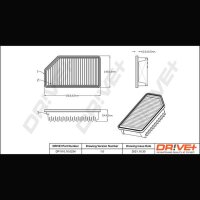 DR!VE+ DP1110.10.0234 Luftfilter