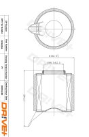 DR!VE+ DP1110.10.0254 Luftfilter