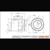 DR!VE+ DP1110.10.0265 Luftfilter