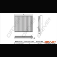 DR!VE+ DP1110.10.0325 Luftfilter