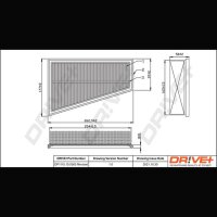 DR!VE+ DP1110.10.0363 Luftfilter