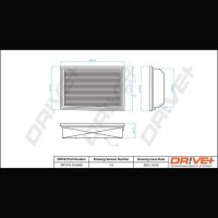 DR!VE+ DP1110.10.0400 Luftfilter