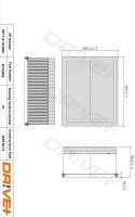 DR!VE+ DP1110.10.0408 Luftfilter