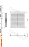 DR!VE+ DP1110.10.0418 Luftfilter