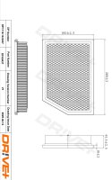 DR!VE+ DP1110.10.0437 Luftfilter