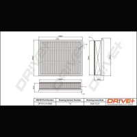DR!VE+ DP1110.10.0568 Luftfilter