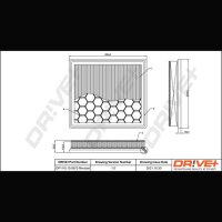 DR!VE+ DP1110.10.0672 Luftfilter