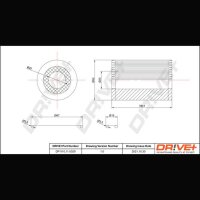 DR!VE+ DP1110.11.0029 Ölfilter