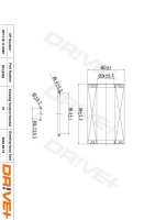 DR!VE+ DP1110.11.0059 Ölfilter