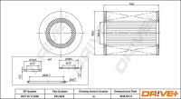 DR!VE+ DP1110.11.0200 Ölfilter