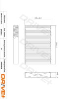 DR!VE+ DP1110.12.0012 Filter, Innenraumluft