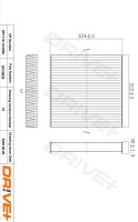 DR!VE+ DP1110.12.0026 Filter, Innenraumluft