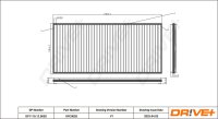 DR!VE+ DP1110.12.0028 Filter, Innenraumluft