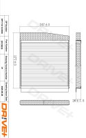 DR!VE+ DP1110.12.0030 Filter, Innenraumluft