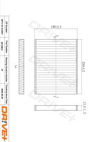 DR!VE+ DP1110.12.0031 Filter, Innenraumluft