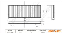 DR!VE+ DP1110.12.0034 Filter, Innenraumluft