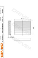 DR!VE+ DP1110.12.0041 Filter, Innenraumluft