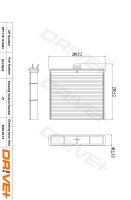 DR!VE+ DP1110.12.0043 Filter, Innenraumluft