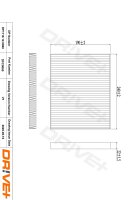 DR!VE+ DP1110.12.0060 Filter, Innenraumluft