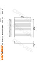 DR!VE+ DP1110.12.0095 Filter, Innenraumluft