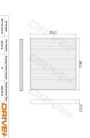 DR!VE+ DP1110.12.0119 Filter, Innenraumluft