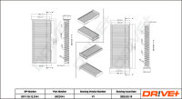 DR!VE+ DP1110.12.0141 Filter, Innenraumluft