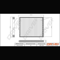 DR!VE+ DP1110.12.0142 Filter, Innenraumluft