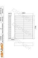 DR!VE+ DP1110.12.0164 Filter, Innenraumluft