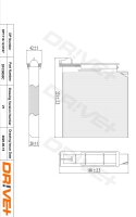 DR!VE+ DP1110.12.0167 Filter, Innenraumluft