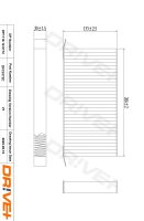 DR!VE+ DP1110.12.0172 Filter, Innenraumluft