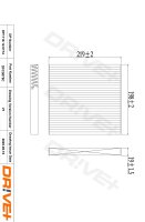 DR!VE+ DP1110.12.0174 Filter, Innenraumluft