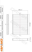 DR!VE+ DP1110.12.0186 Filter, Innenraumluft