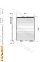 DR!VE+ DP1110.12.0190 Filter, Innenraumluft