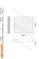 DR!VE+ DP1110.12.0193 Filter, Innenraumluft