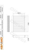 DR!VE+ DP1110.12.0196 Filter, Innenraumluft