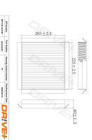 DR!VE+ DP1110.12.0197 Filter, Innenraumluft