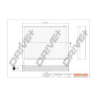 DR!VE+ DP1110.12.0202 Filter, Innenraumluft