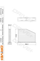 DR!VE+ DP1110.12.0216 Filter, Innenraumluft