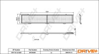 DR!VE+ DP1110.12.0228 Filter, Innenraumluft