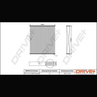 DR!VE+ DP1110.12.0287 Filter, Innenraumluft