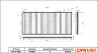 DR!VE+ DP1110.12.0288 Filter, Innenraumluft