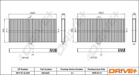 DR!VE+ DP1110.12.0357 Filter, Innenraumluft