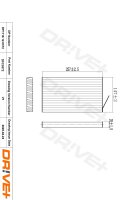 DR!VE+ DP1110.12.0372 Filter, Innenraumluft