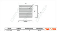 DR!VE+ DP1110.12.0377 Filter, Innenraumluft