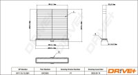 DR!VE+ DP1110.12.0381 Filter, Innenraumluft