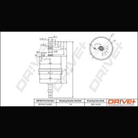 DR!VE+ DP1110.13.0001 Kraftstofffilter