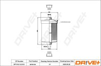 DR!VE+ DP1110.13.0110 Kraftstofffilter
