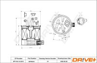 DR!VE+ DP1110.13.0215 Kraftstofffilter