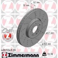 ZIMMERMANN 400.5549.20 Bremsscheibe