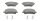 JURID 573158J Bremsbelagsatz, Scheibenbremse